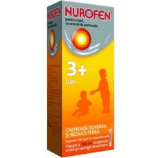 Nurofen pentru copii 100mg/5ml - aroma portocale